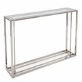 Howard Elliott Echo stainless steel Console Table 58032